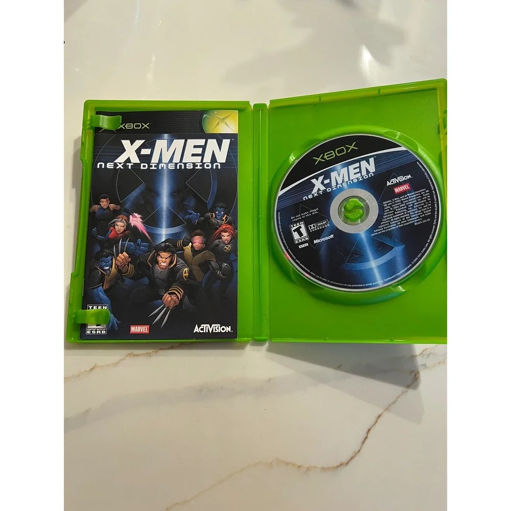 X-Men Next Dimension & X2 Wolverine's Revenge Xbox Game Bundle Marvel Activision
